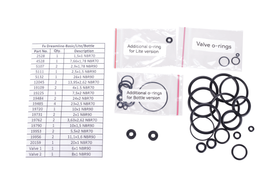 Air-G-Tac Kit di guarnizioni FX Dreamline