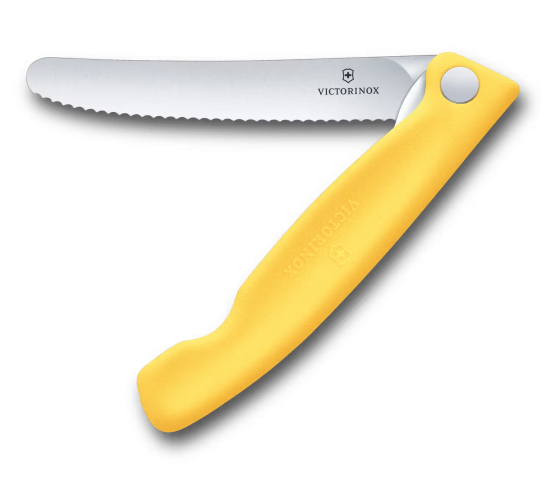 Coltello da picnic pieghevole Victorinox Swiss Classic giallo