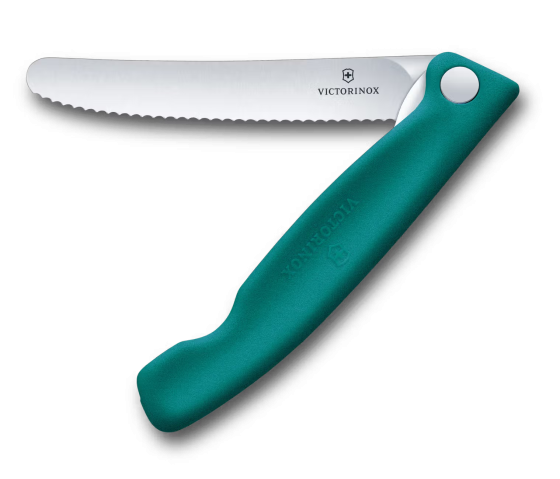 Coltello da picnic pieghevole Victorinox Swiss Classic Picnic verde