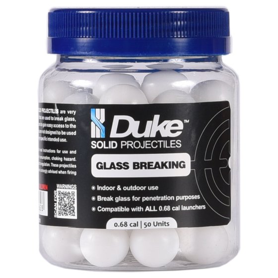 Pallini Duke Glass Breaking Solid Projectile .68 50 pz