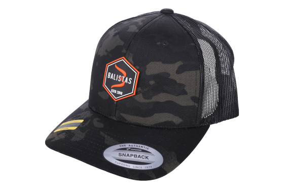 Cappellino BALISTAS Badge - Trucker Multicam Black