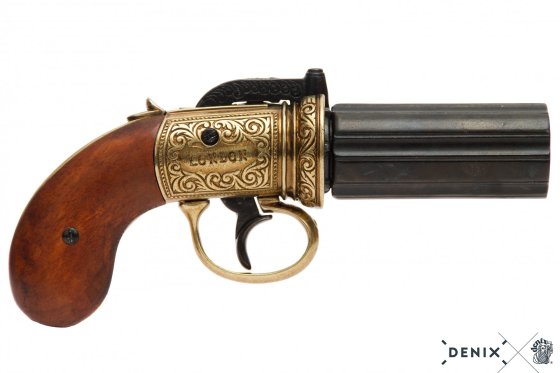 Replica Pepperbox – revolver a sei canne, Inghilterra 1840