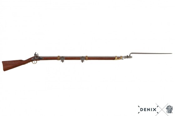 Replica fucile a pietra focaia francese con baionetta, 1806