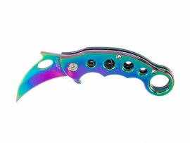 Coltello Karambit Haller 42507 metallico lucido