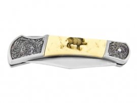Coltello pieghevole Joker JKR114 motivo cinghiale