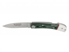 Coltello pieghevole Joker verde-bianco