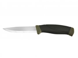 Coltello Morakniv Companion MG Heavy Duty in acciaio al carbonio verde
