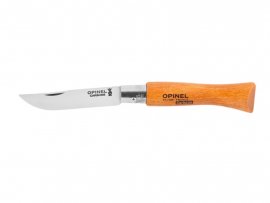 Coltello Opinel 5 pieghevole carbone faggio