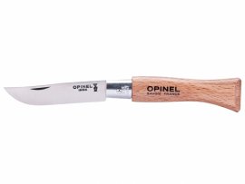 Opinel 5 Coltello da chiusura Inox Faggio
