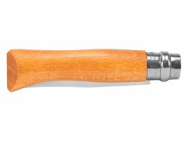 Coltello Opinel 8 pieghevole carbonio faggio
