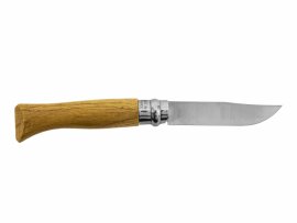 Coltello Opinel 8 pieghevole Inox faggio motivo cinghiale