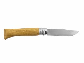 Coltello Opinel 8 pieghevole Inox faggio motivo lepre