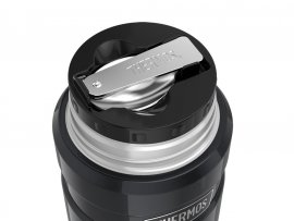 Thermos per alimenti con cucchiaio Thermos King 0,47 l grafite