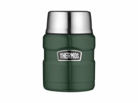 Thermos per alimenti con cucchiaio Thermos King 0,47 l verde
