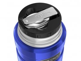 Thermos per alimenti con cucchiaio Thermos King 0,71 l blu