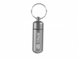 Pendente con vano portaoggetti True Utility CashStash TU241 argento