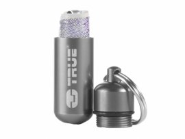 Pendente con vano portaoggetti True Utility CashStash TU241 argento