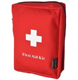 Kit di primo soccorso Mil-Tec grande 19x14x6,5 cm rosso