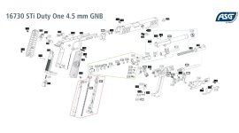 Pistola ad aria compressa ASG STI Duty One 4,5mm