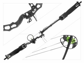 Arco Poe Lang Predator II nero 45-65lbs