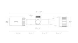 Cannocchiale Hawke Vantage 3-9x40 AO Mil Dot IR