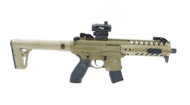 Carabina ad aria Sig Sauer MPX 4,5mm FDE Sand con collimatore
