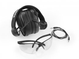 RealHunter Active Pro nero Cuffie + occhiali