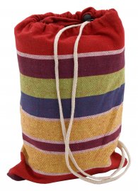 Amaca TEXTIL 200x100 cm rosso-giallo