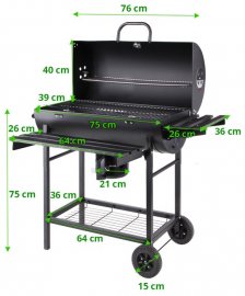 Gril a carbone Barrel (99512)