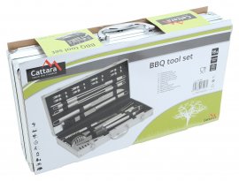 Set utensili da grigliata 18 pz valigetta ALU