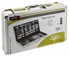 Set utensili da barbecue 30 pz valigetta ALU