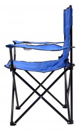 Sedia campeggio pieghevole Bari blu