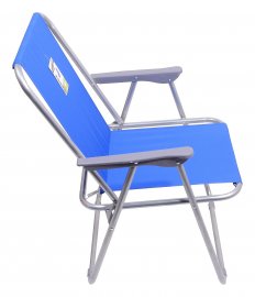 Sedia da campeggio pieghevole Bern blu