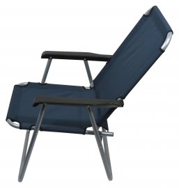 Sedia da campeggio pieghevole Lyon blu scuro