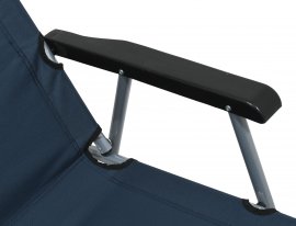 Sedia da campeggio pieghevole Lyon blu scuro