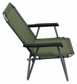 Sedia da campeggio pieghevole Lyon verde scuro
