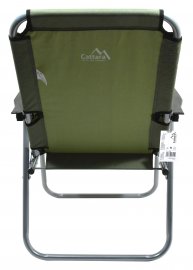 Sedia da campeggio pieghevole Lyon verde scuro