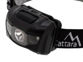 Lampada frontale LED 80 lm nera