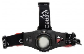 Lampada frontale LED 180 lm zoom