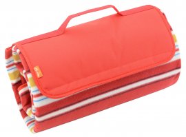 Coperta da picnic Fleece 150x135 cm rossa