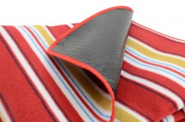 Coperta da picnic Fleece 150x135 cm rossa