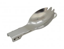 Cucchiaio pieghevole in acciaio inox 155/90 mm