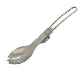 Cucchiaio pieghevole in acciaio inox 155/90 mm