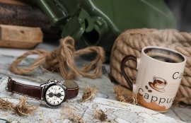 Orologio Chrono White Compass