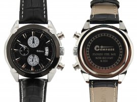 Orologio Chrono Black Compass