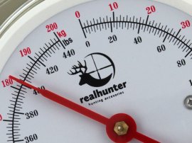 RealHunter bilancia analogica sospesa fino a 200 kg
