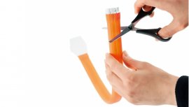 Collare luminoso Hunter Yukon LED 20-63cm arancione