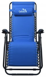 Sedia da campeggio reclinabile Cattara LIVORNO blu
