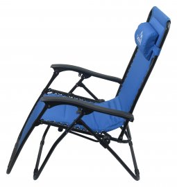 Sedia da campeggio reclinabile Cattara LIVORNO blu