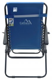 Sedia da campeggio reclinabile Cattara LIVORNO blu